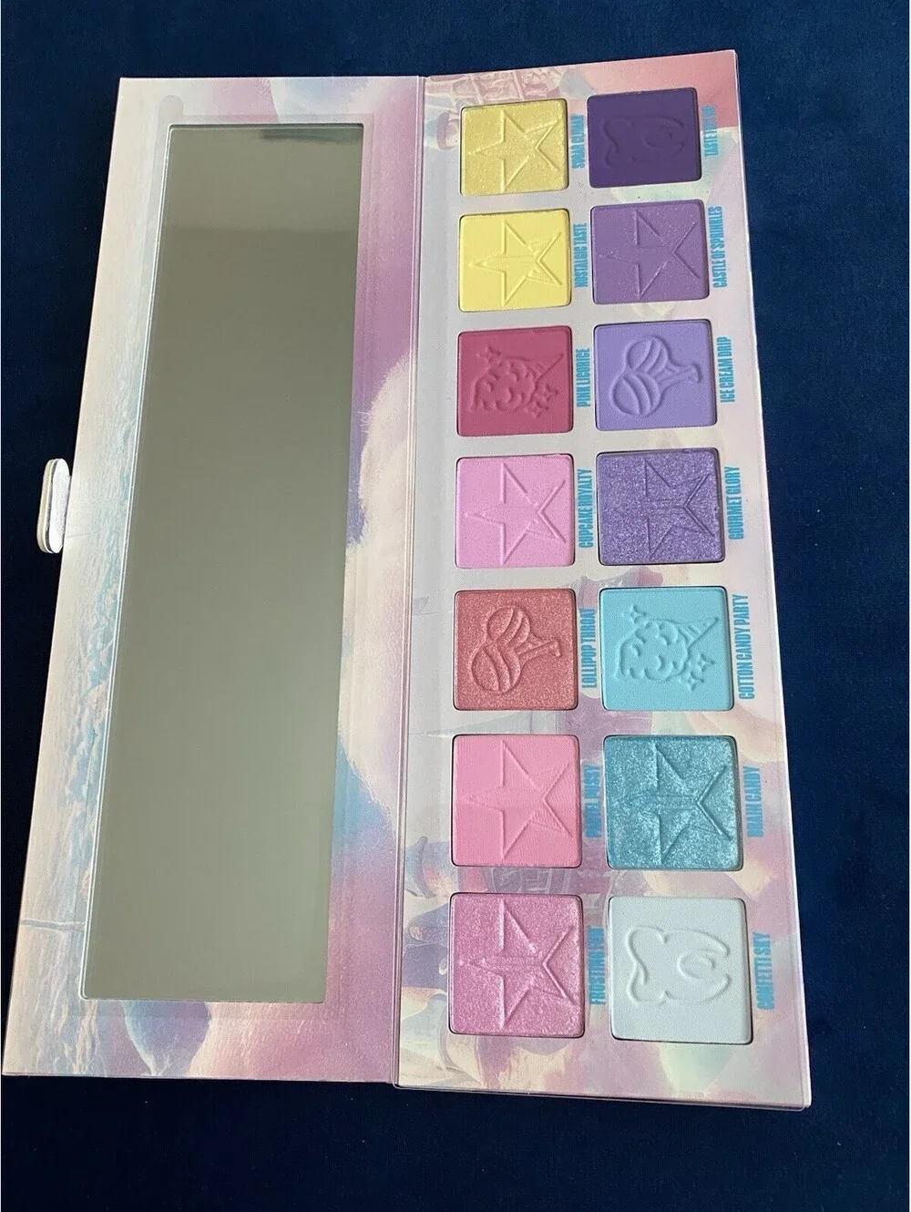 Jeffree Star Cotton Candy Queen Eyeshadow Palette new PRISTINE CONDITION
